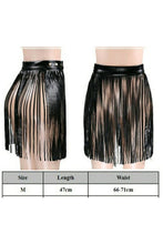 leather fringe skirt - Be Lynley