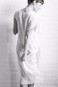Limited Edition Hand Embroidered Silk Chiffon Caftan
