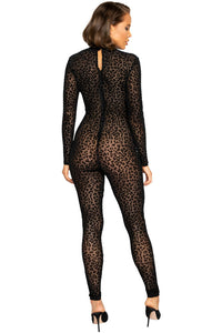 Velvet Leopard Bodysuit