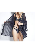 Jade Striped Kimono - Be Lynley